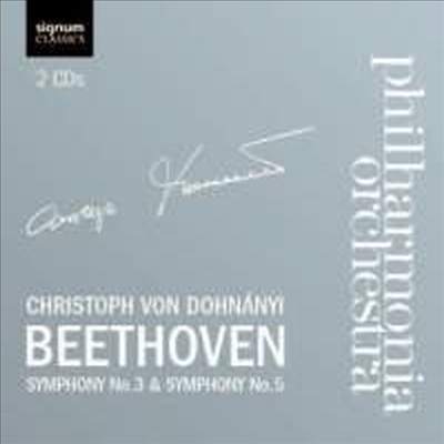 베토벤 : 교향곡 3, 5번 (Beethoven : Symphony No.3 &amp; 5)(CD) - Christoph von Dohnanyi