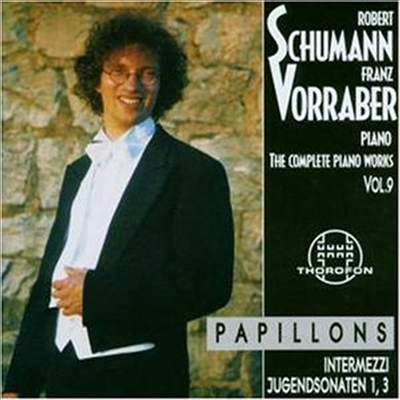 슈만 : 나비, 소나타, 인터메조 (Schumann : Papillons Op.2, Sonate, Intermezzi Op.4 (Complete Piano Works, Vol.9)(CD) - Franz Vorraber