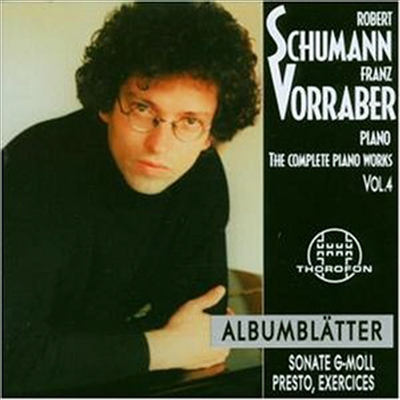 슈만 : 음악수첩, 소나타, 문제 (Schumann : Albumblatter Op.124, Sonate Op.22, Exercises (Complete Piano Works, Vol.4)(CD) - Franz Vorraber