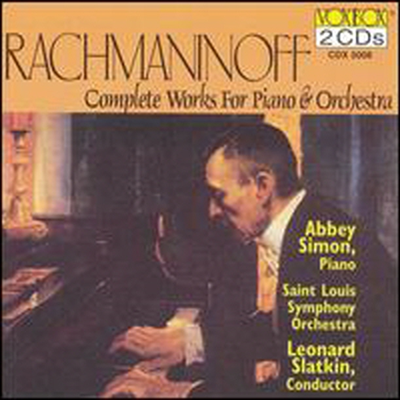 라흐마니노프 : 피아노 협주곡 1-4번, 파가니니 주제에의한 광시곡 (Rachmaninov : Complete Piano Concertos No.1-4, Rhapsody On A Theme Of Paganni Op.40) (2CD) - Abbey Simon