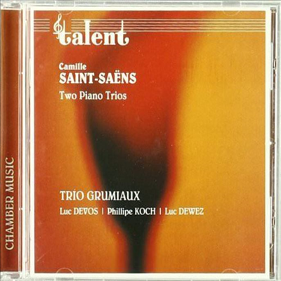 생상 : 피아노 삼중주 (Saint-Saens : Piano Trio Op.18 &amp; 92)(CD) - Grumiaux Trio