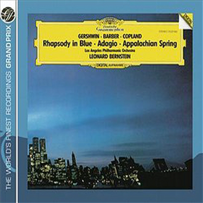 거쉰 : 랩소디 인 블루, 코플란드 : 아팔라치아의 봄 (Gershwin : Rhapsody in Blue, Barber : Adagio for Strings Op.11, Copland : Appalachian Spring)(CD) - Leonard Bernstein