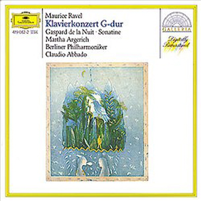 라벨 : 피아노 협주곡 G장조, 밤의 가스파르, 소나티네 (Ravel : Piano Concerto in G major, Gaspard De La Nuit, Sonatine)(CD) - Martha Argerich