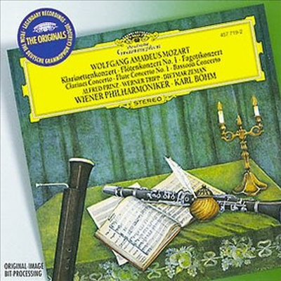 모차르트: 클라리넷 협주곡, 플루트 협주곡 1번, 바순 협주곡 (Mozart : Clarinet Concerto K.622, Flute Concerto No.1 K.313, Bassoon Concerto)(CD) - Alfred Prinz