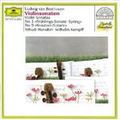 베토벤 : 바이올린 소나타 5번'봄', 9번'크로이체르' (Beethonen : Violin Sonata No.5 'Spring', No.9 'Kreutzer')(CD) - Yehudi Menuhin