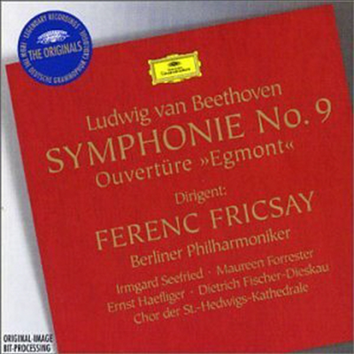 베토벤: 교향곡 9번 '합창', 에그몬트 서곡 (Symphony No.9, Ouverture 'Egmont')(CD) - Ferenc Fricsay