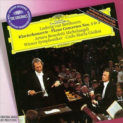 베토벤: 피아노 협주곡 1번, 3번 (Beethoven: Piano Concertos Nos.1, 3)(CD) - Arturo Benedetti Michelangeli