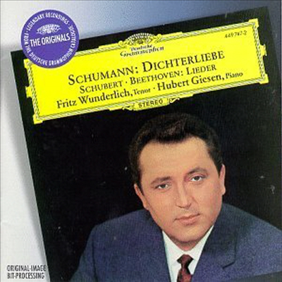 슈만, 슈베르트, 베토벤 : 시인의 사랑 작품 48, 가곡집(Schumann, Schubert, Beethoven : Dichterliebe Op.48, Lieder)(CD) - Fritz Wunderlich