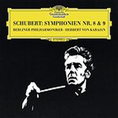 슈베르트 : 교향곡 8 &amp; 9번 (Schubert : Symphony No.8 &amp; 9)(CD) - Herbert von Karajan