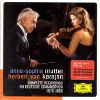 안네 소피 무터와 카라얀의 DG 녹음 전집 (Complete DG Recordings) (5CD) - Anne-Sophie Mutter