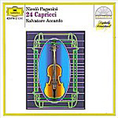 파가니니 : 24개의 카프리스, 작품1 (Paganini : 24 Capricci, Op.1)(CD) - Salcatore Accardo