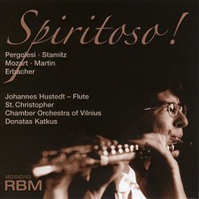 페르골레지, 슈타미츠, 모차르트 : 플루트 협주곡 (Spiritoso - Pergolesi, Stamitz, Mozart : Flute Concertos) (2CD) - Johannes Husted