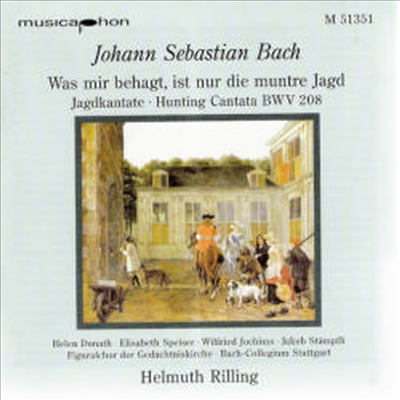 바흐 : 세속 칸타타 '사냥' 작품208, 오보에와 현, 바소콘티누오를 위한 협주곡 F장조 작품1053 (Bach : Hunting Cantata BMW 208, Concerto in F major for Oboe)(CD) - Helmuth Rilling