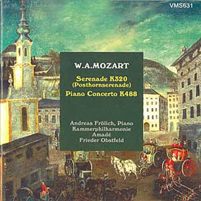 모차르트 : 세레나데 '포스트 호른', 피아노 협주곡 23번 (Mozart : Serenade 'Cor de postillon' K.320, Piano Concerto K.488)(CD) - Andreas Frolich