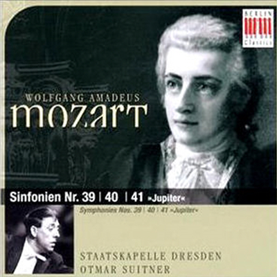 모차르트 : 교향곡 39, 40, 41번 '주피터' (Mozart : Symphony No.39 K.543, No.40 K.550, No.41 'Jupiter')(CD) - Otmar Suitner