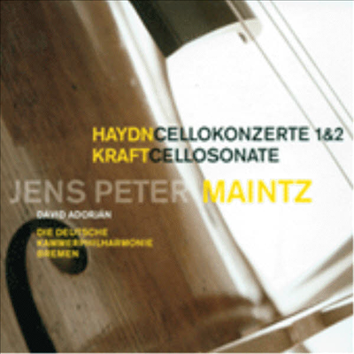 하이든 : 첼로 협주곡 1, 2번 & 크라프트 : 첼로 소나타 Op.2-2 (세계 초연 녹음)(CD) - Jens Peter Maintz