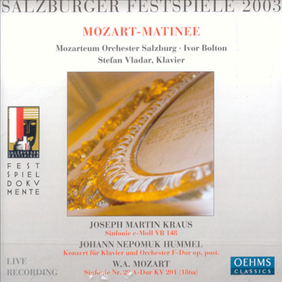 Salzburg Festival 2003 (CD) - Stefan Vladar