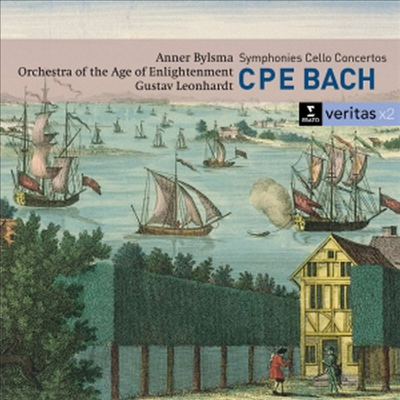 C.P.E.바흐 : 교향곡, 첼로 협주곡 (C.P.E. Bach : Symphony, Cello Concertos) - Anner Bylsma