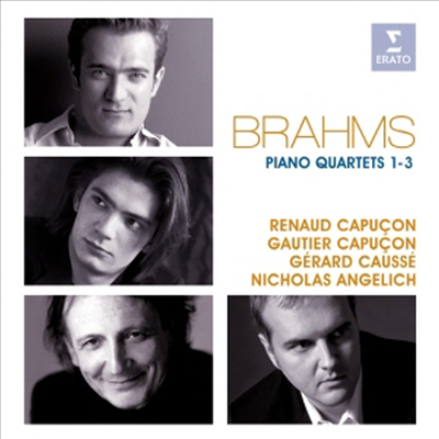 브람스 : 피아노 사중주 1-3번 (Brahms : Complete Piano Quartets Nos. 1-3) (2CD) - Nicholas Angelich