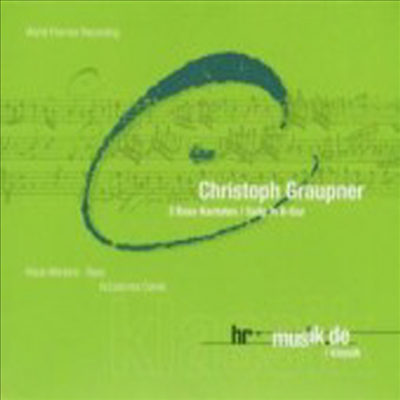 크리스토프 그라우프너 : 베이스를 위한 3개의 칸타타, 모음곡 B장조 (CD) - Klaus Mertens
