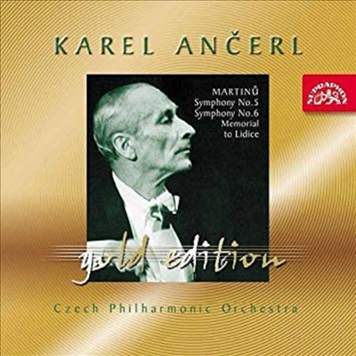 마르티누: 교향곡 5, 6번, 교향시 '리디체'를 추모하며 (Martinu: Symphonies Nos.5 & 6, Memorial to Lidice)(CD) - Karel Ancerl