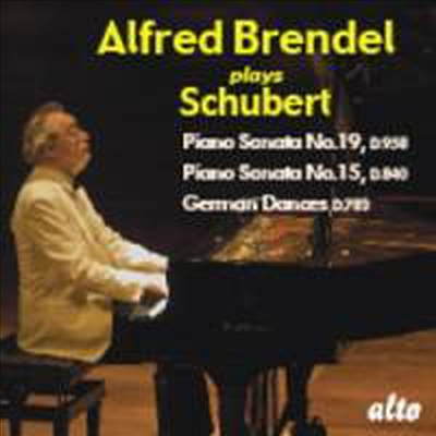 슈베르트 : 피아노 소나타 19, 15번 &amp; 독일 무곡 D783 (Alfred Brendel plays Schubert)(CD) - Alfred Brendel