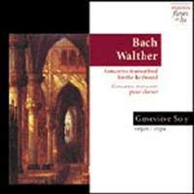 Bach &amp; Walther : Concertos Transcribed For The Keyboard (CD) - Genevieve Soly