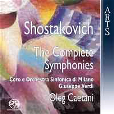 쇼스타코비치 : 교향곡 전곡 (Shostakovich : Symphonies Nos.1-15, complete) (SACD Hybrid) - Oleg Caetani