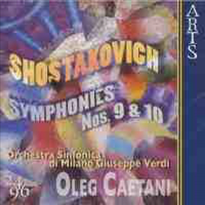 쇼스타코비치 : 교향곡 9, 10번 (Shostakovich : Symphonies Nos. 9 &amp; 10)(CD) - Oleg Caetani