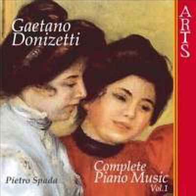 Donizetti : Complete Piano Music Vol. 1 (CD) - Pietro Spada