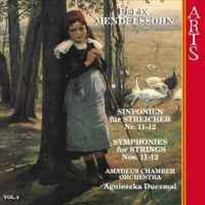 멘델스존 : 현악 교향곡 11, 12번 (Mendelssohn : Symphonies for Strings Nos.11, 12)(CD) - Agnieszka Duczmal