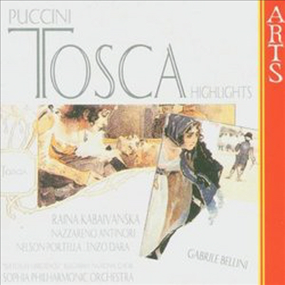 푸치니 : 토스카 (Puccini : Tosca 'Highlights')(CD) - Gabriele Bellini