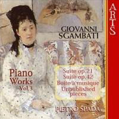 스감바티 : 피아노 작품집 Vol. 3 (Sgambati : Complete Piano Works Vol. 3)(CD) - Pietro Spada