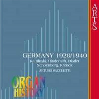 Organ History - Germany 1920-1940 (CD) - Arturo Sacchetti