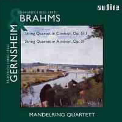 브람스 : 현악 사중주 1번 & 게른스하임 : 현악 사중주 Op.31 (Brahms : String Quartet No.1 & Gernsheim : String Quartet Op.31)(CD) - Mandelring Quartett