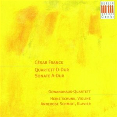 프랑크: 현악 사중주, 바이올린 소나타 (Franck: String Quartet. Violin Sonata) - Gewandhaus Quartet