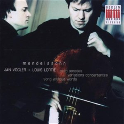 멘델스존: 첼로 소나타, 변주곡 (Mendelssohn: Cello Sonata, Variations Concertantes) - Jan Vogler