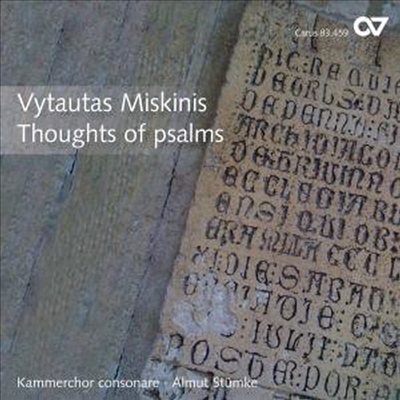 Vytautas Miskinis : Thoughts of Psalms - Contemporary Choral music from Lithuania (CD) - Almut Stumke