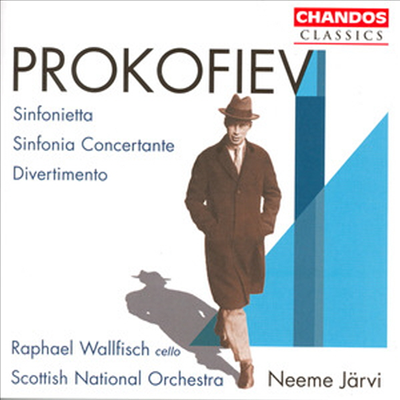 프로코피에프 : 디베르티멘토 (Prokofiev : Divertimento, Op. 43 &amp; Sinfonia Concertante in E minor for cello &amp; orchestra, Op. 125)(CD) - Neeme Jarvi