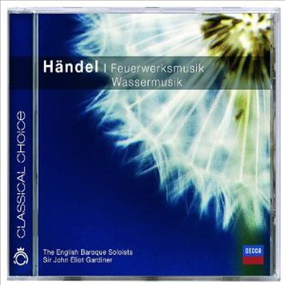헨델: 왕궁의 불꽃놀이, 수상음악 (Handel: Music For The Royal Fireworks, Water Music)(CD) - John Eliot Gardiner