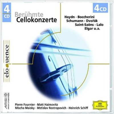 유명 첼로 협주곡 모음집 (Beruehmte Cellokonzerte) (4CD Boxset) - Pierre Fournier