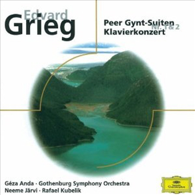그리그: 페르귄트 모음곡 1, 2번, 피아노 협주곡 (Grieg: Peer Gynt Suiten Nrs.1 &amp; 2, Piano Concerto)(CD) - Neeme Jarvi