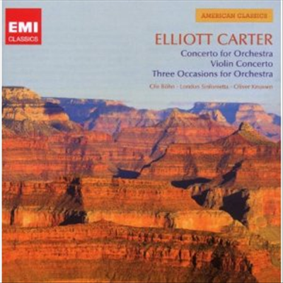 카터: 세 개의 관현악 작품집, 관현악 협주곡, 바이올린 협주곡 (Carter: Three Occasions For Orchestra, Concerto For Orchestra, Violinkonzert) - Oliver Knussen