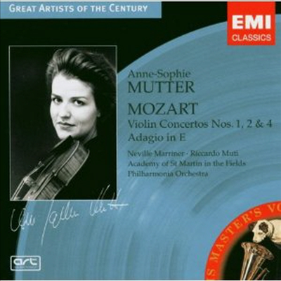 모차르트: 바이올린 협주곡 1, 2 &amp; 4번 (Mozart: Violinkonzerte Nrs.1, 2 &amp; 4) - Anne-Sophie Mutter