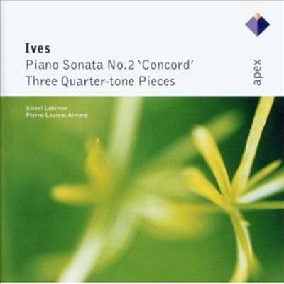 아이브즈: 피아노 소나타 2번 '콩코드', 두 대의 피아노를 위한 세개의 소품 (Ives: Piano Sonata No.2 'Concord', Three Quarter-Tone Pieces)(CD) - Sophie Cherrier