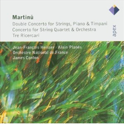 마르티누: 이중 협주곡, 현악 사중주와 관현악 협주곡 (Martinu: Double Concerto, Concerto for String Quartet &amp; Orchestra) - Jean-Francois Heisser