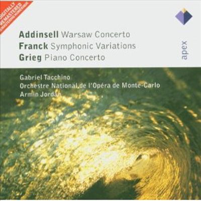 에딘셀 : 바르샤바 협주곡, 프랑크: 교향적 변주곡, 그리그: 피아노 협주곡 (Addinsell: Warsaw Concerto, Franck: Symphonic Variations, Grieg: Piano Concerto) - Gabriel Tacchino