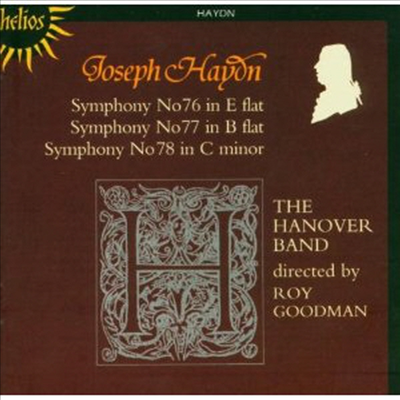 하이든: 교향곡 76-78번 (Haydn: Symphonies Nos.76-78)(CD) - Roy Goodman