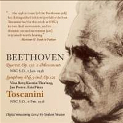 베토벤 : 교향곡 9번 &#39;합창&#39; (Beethoven : Symphony No. 9 in D minor, Op. 125 &#39;Choral&#39;)(CD) - Arturo Toscanini