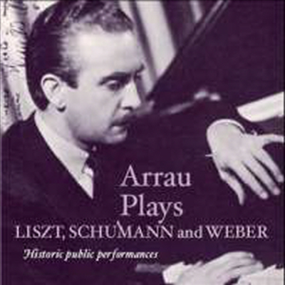 리스트 : 피아노 협주곡 2번 & 슈만 : 피아노 협주곡 (Arrau Plays Liszt, Schumann & Weber)(CD) - Claudio Arrau